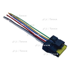 سوکت 6 خانه چراغ جلو سمند و پمپ بنزین