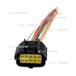 سوکت ده خانه ریل سوخت مادگی ، فیش انژکتور و چراغ جلو رانا